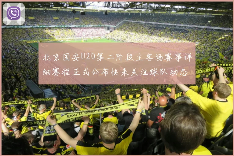 北京国安U20第二阶段主客场赛事详细赛程正式公布快来关注球队动态